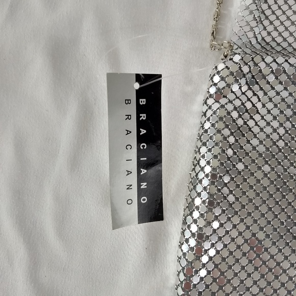 NEW BRACIANO SHINY METAL SEQUINED WRISTLET - Picture 4 of 8